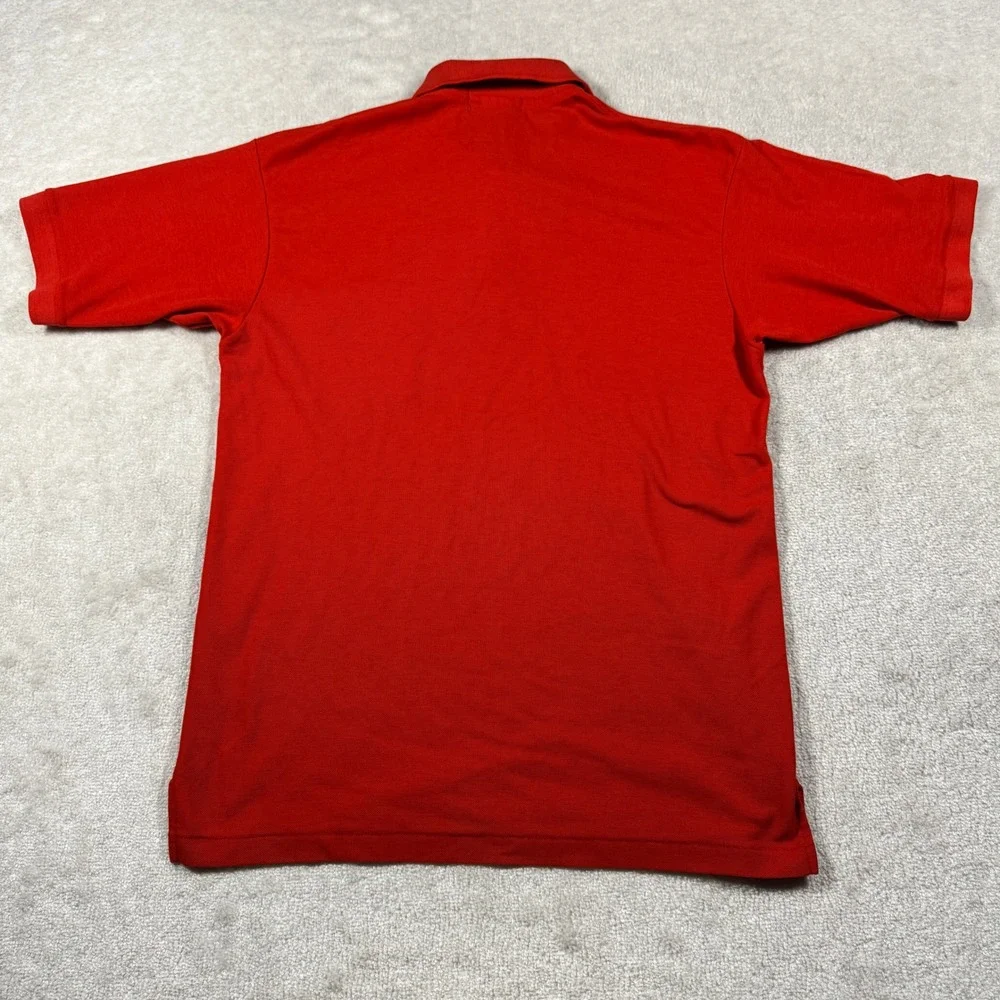 Polo Ralph Lauren Shirt Mens L Red Pocket Polo Vintage Made in USA Cotton Pique